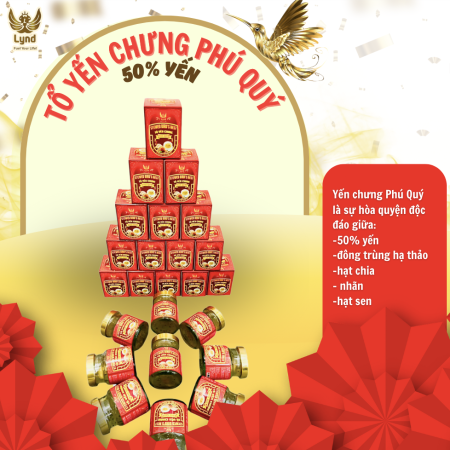Tổ Yến Chưng Phú Quý- 50% Yến